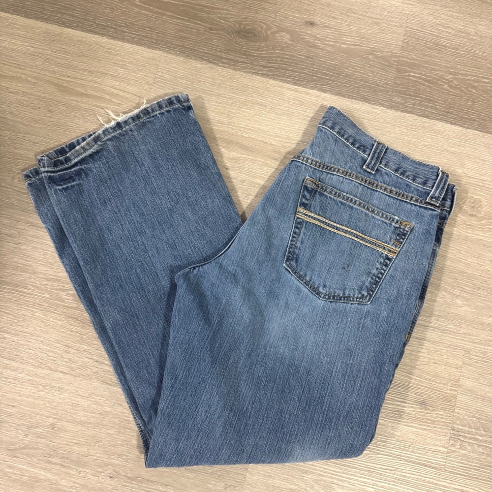 Cinch Carter Jeans Mens 38x32 Blue Relaxed Fit Mid Rise Straight Leg MB96134001